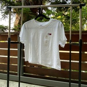 Crop Top - White - Tommy Hilfiger
